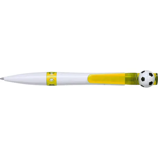Football Design Ballpoint Pen Yellow